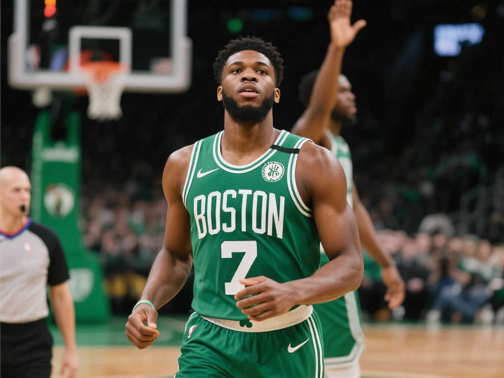 惊艳！杰伦-布朗半场7投16中砍17分6板2断 正负值+15领跑全队